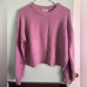 Anthropologie Purple Sweater